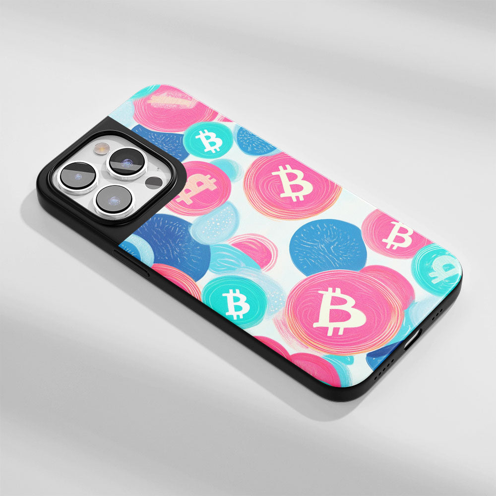 工業級堅韌霧面 BTC（比特幣）iPhone 手機殼