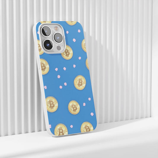 Latest 3rd-Generation Crystal Tough Glossy BTC (Bitcoin) iPhone Case