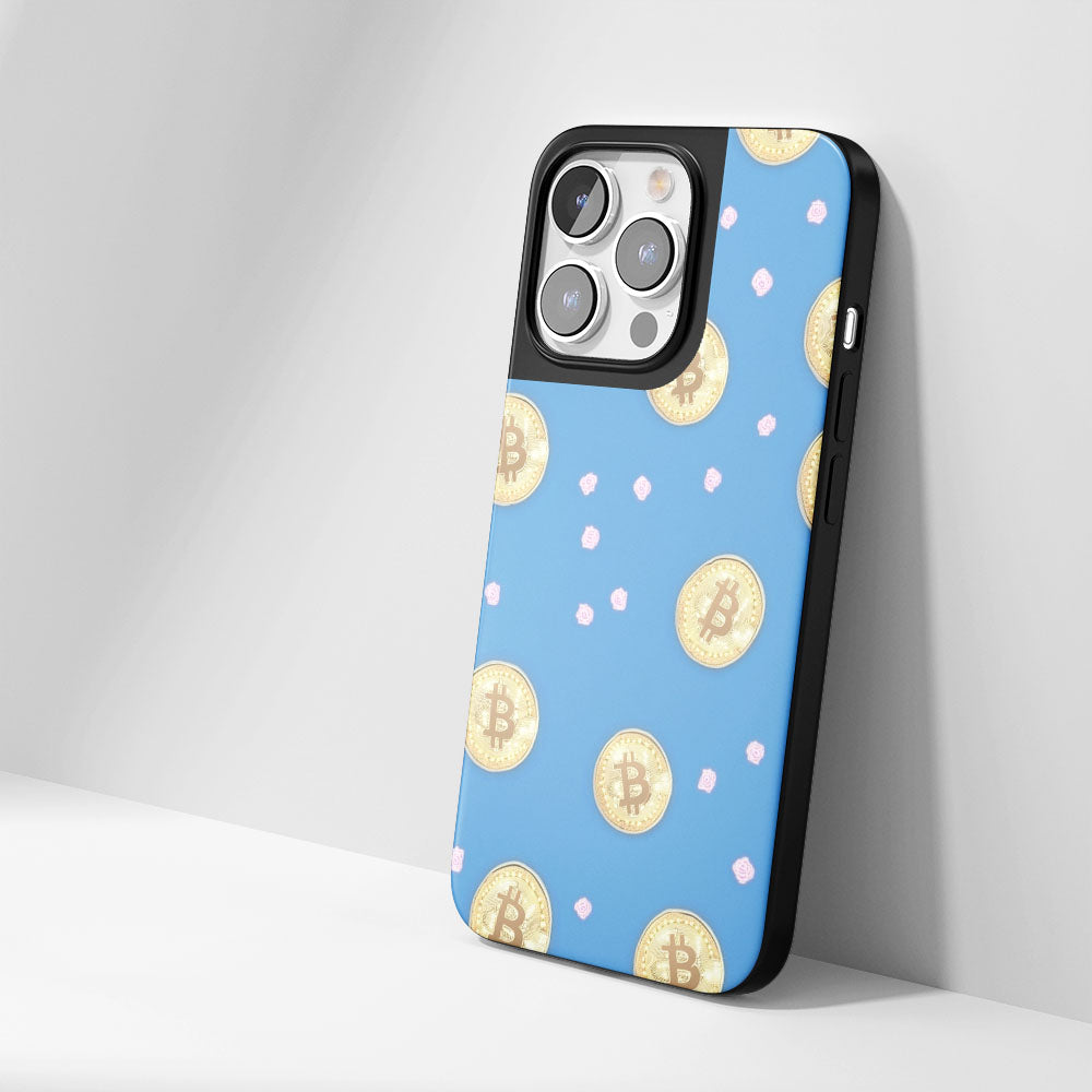 工業級堅韌霧面 BTC（比特幣）iPhone 手機殼