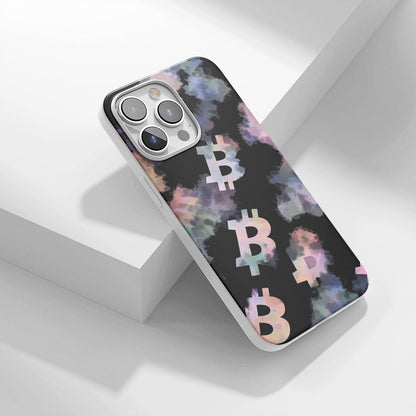 Latest 3rd-Generation Crystal Tough Glossy BTC (Bitcoin) iPhone Case