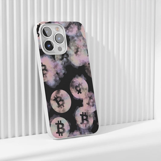 Latest 3rd-Generation Crystal Tough Glossy BTC (Bitcoin) iPhone Case