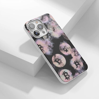 Latest 3rd-Generation Crystal Tough Glossy BTC (Bitcoin) iPhone Case