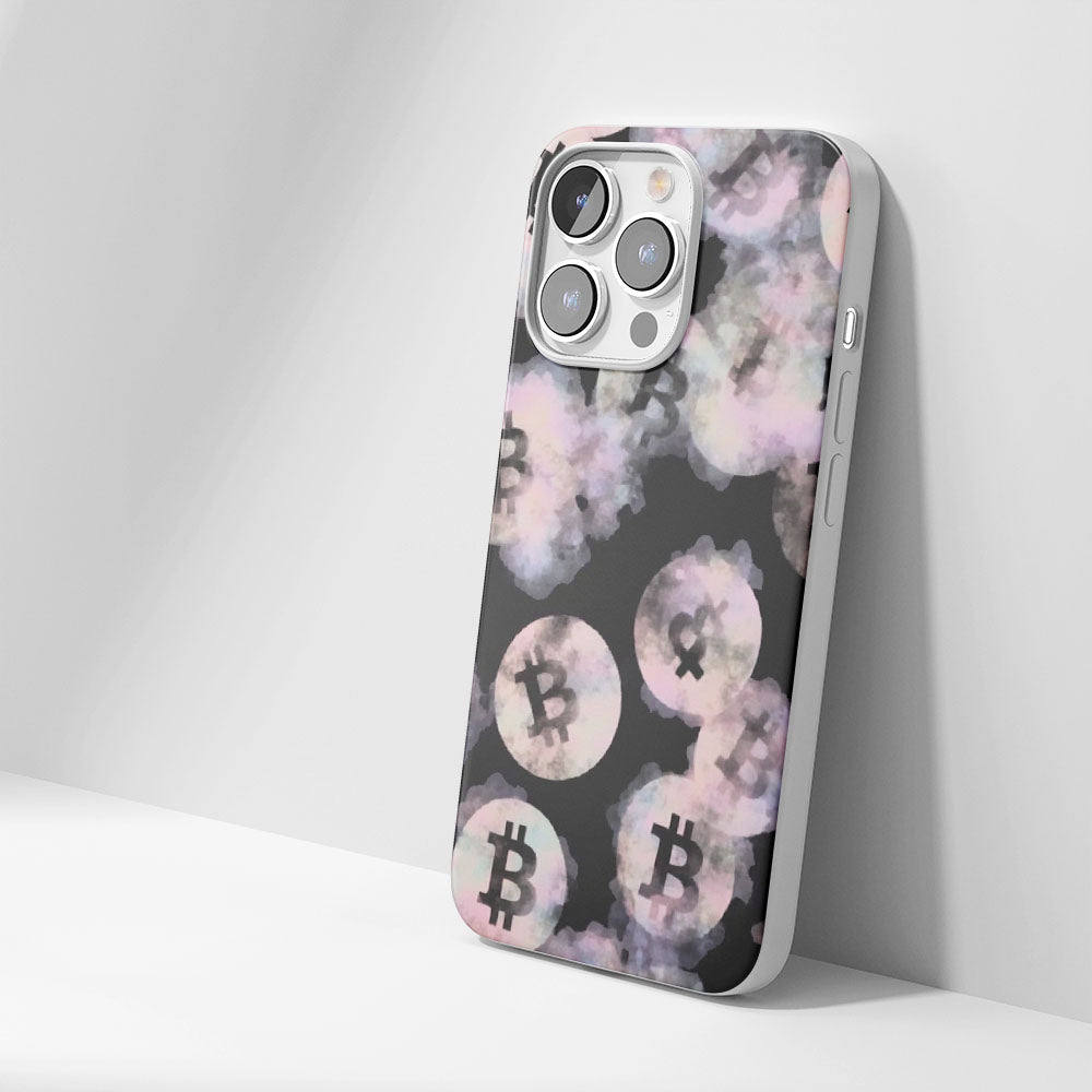 Latest 3rd-Generation Crystal Tough Glossy BTC (Bitcoin) iPhone Case