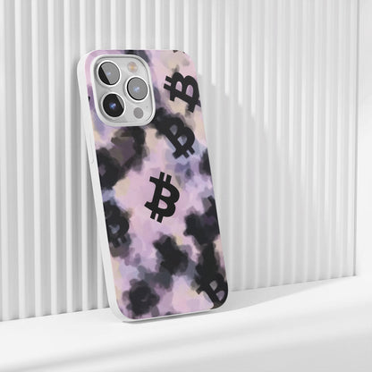 Latest 3rd-Generation Crystal Tough Glossy BTC (Bitcoin) iPhone Case