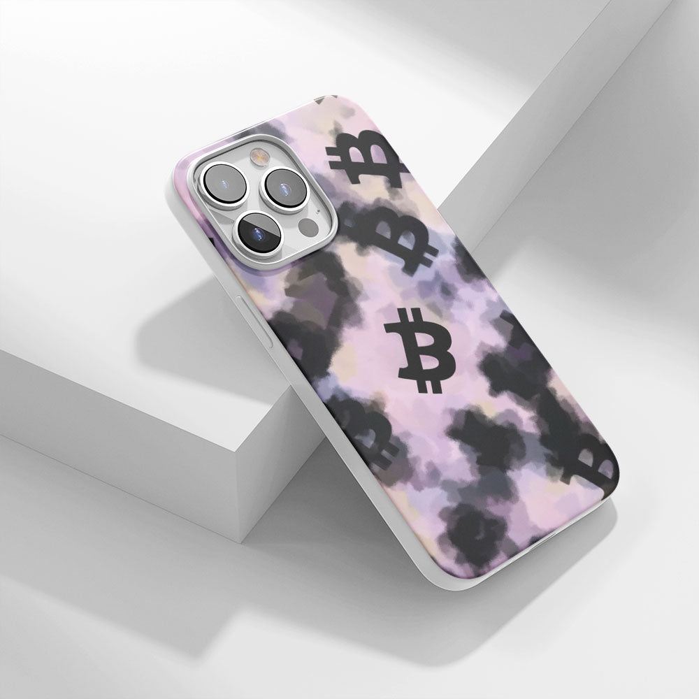 Latest 3rd-Generation Crystal Tough Glossy BTC (Bitcoin) iPhone Case