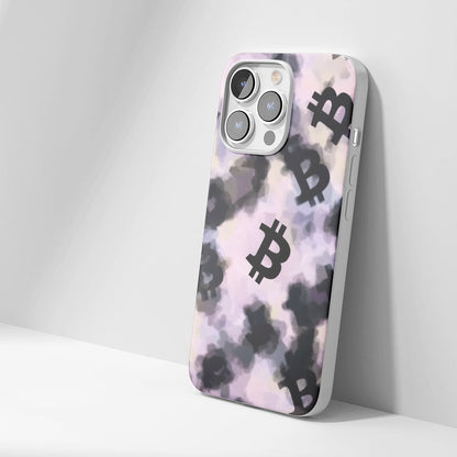 Latest 3rd-Generation Crystal Tough Glossy BTC (Bitcoin) iPhone Case