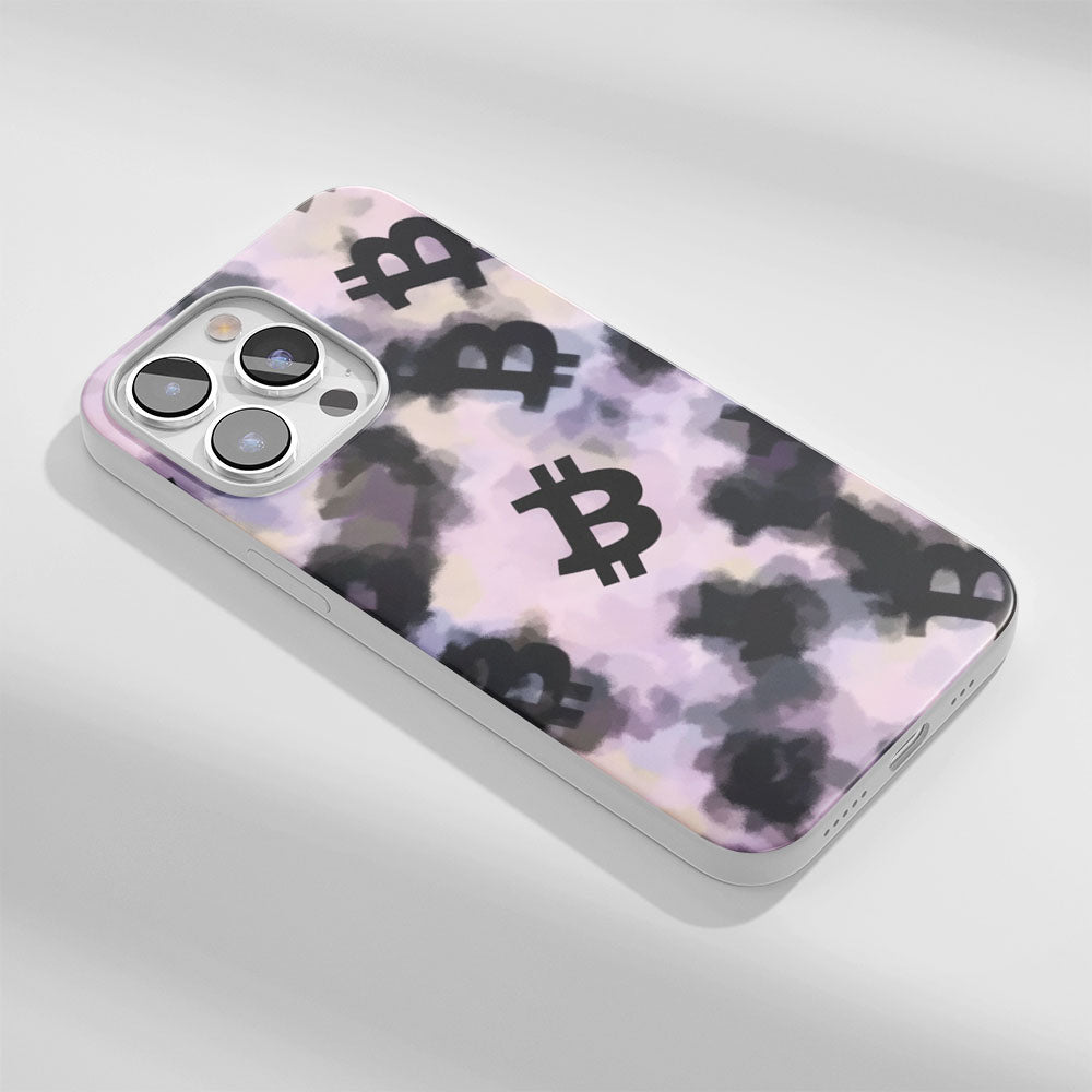 Latest 3rd-Generation Crystal Tough Glossy BTC (Bitcoin) iPhone Case