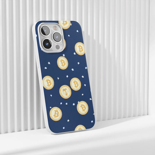 Latest 3rd-Generation Crystal Tough Glossy BTC (Bitcoin) iPhone Case