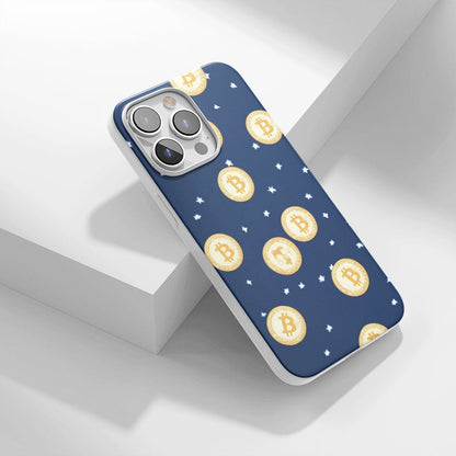 Latest 3rd-Generation Crystal Tough Glossy BTC (Bitcoin) iPhone Case