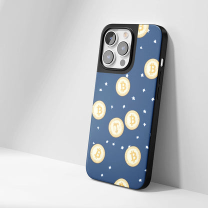 工業級堅韌霧面 BTC（比特幣）iPhone 手機殼