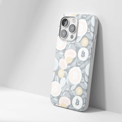 Latest 3rd-Generation Crystal Tough Glossy BTC (Bitcoin) iPhone Case