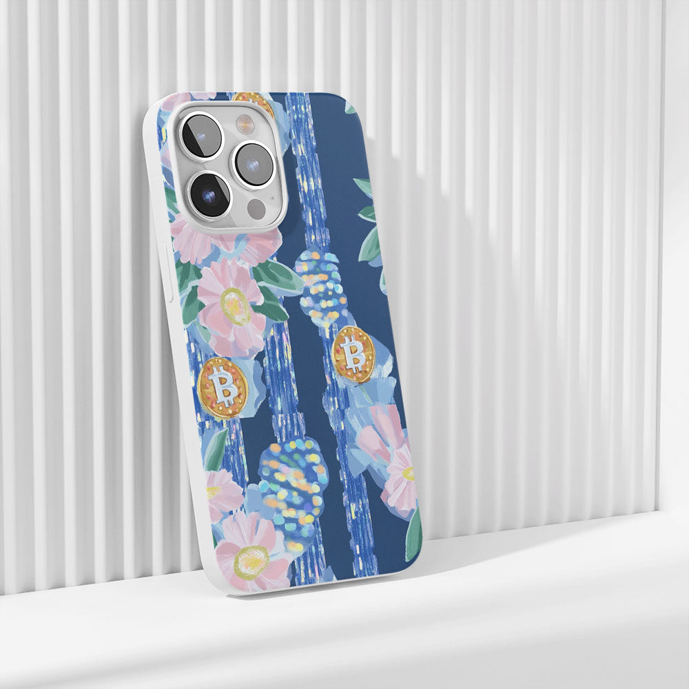 Latest 3rd-Generation Crystal Tough Glossy BTC (Bitcoin) iPhone Case