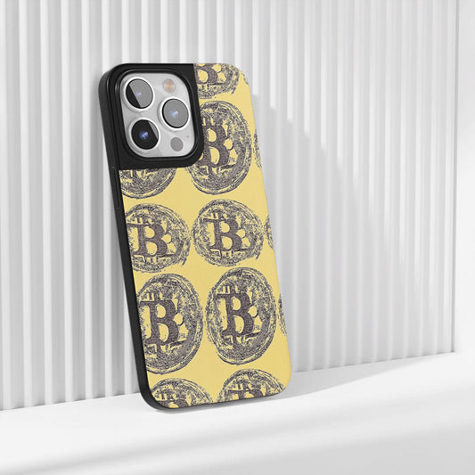 工業級堅韌霧面 BTC（比特幣）iPhone 手機殼