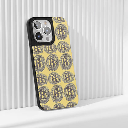 工業級堅韌霧面 BTC（比特幣）iPhone 手機殼