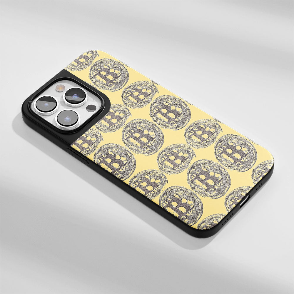 Industry-Level Tough Matte BTC (Bitcoin) iPhone Case