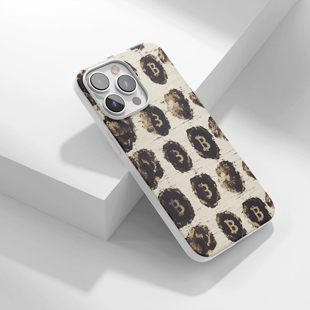 Latest 3rd-Generation Crystal Tough Glossy BTC (Bitcoin) iPhone Case