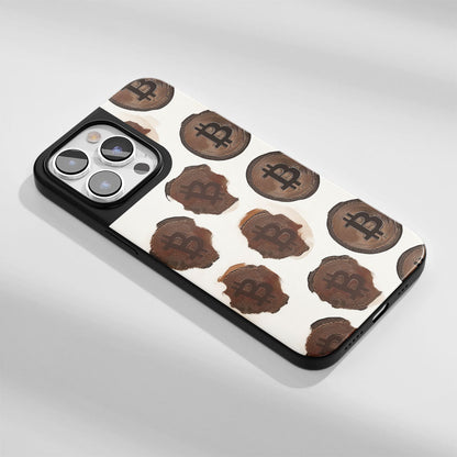 Industry-Level Tough Matte BTC (Bitcoin) iPhone Case