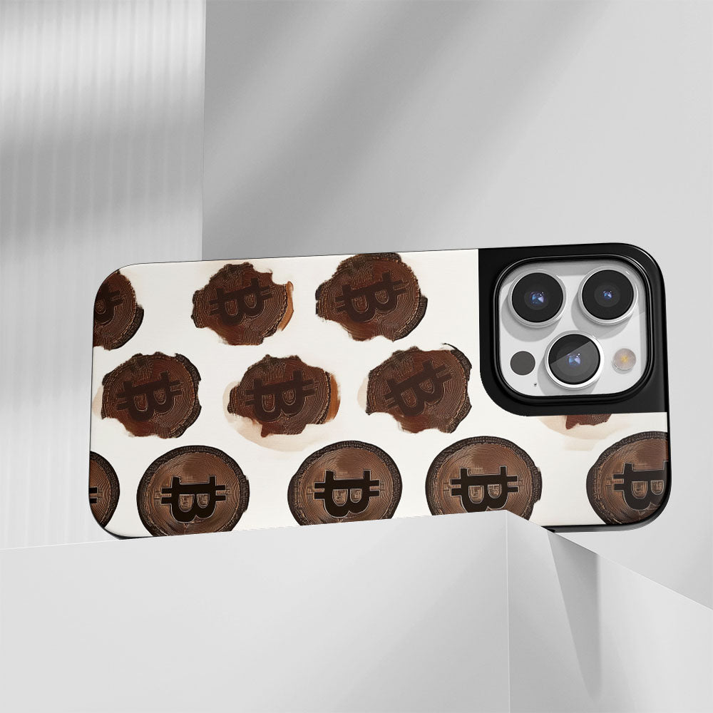 Industry-Level Tough Matte BTC (Bitcoin) iPhone Case