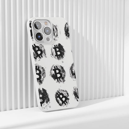 Latest 3rd-Generation Crystal Tough Glossy BTC (Bitcoin) iPhone Case