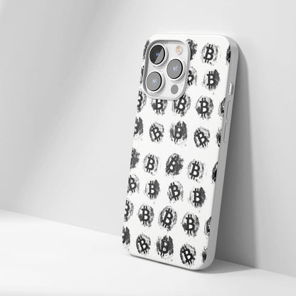 Latest 3rd-Generation Crystal Tough Glossy BTC (Bitcoin) iPhone Case