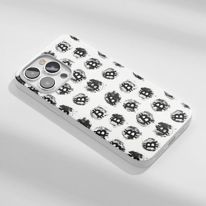 Latest 3rd-Generation Crystal Tough Glossy BTC (Bitcoin) iPhone Case