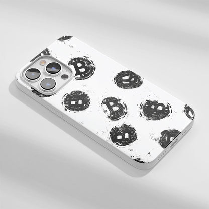 Latest 3rd-Generation Crystal Tough Glossy BTC (Bitcoin) iPhone Case