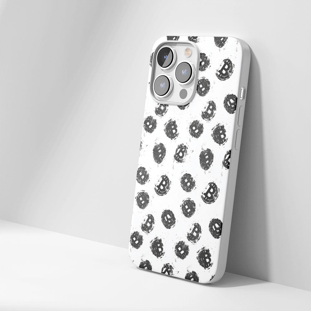 Latest 3rd-Generation Crystal Tough Glossy BTC (Bitcoin) iPhone Case