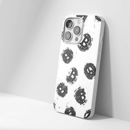 Latest 3rd-Generation Crystal Tough Glossy BTC (Bitcoin) iPhone Case