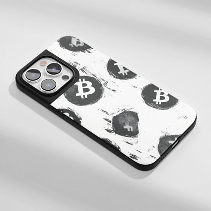 工業級堅韌霧面 BTC（比特幣）iPhone 手機殼