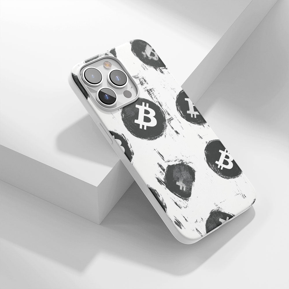 Latest 3rd-Generation Crystal Tough Glossy BTC (Bitcoin) iPhone Case