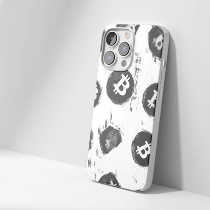 Latest 3rd-Generation Crystal Tough Glossy BTC (Bitcoin) iPhone Case