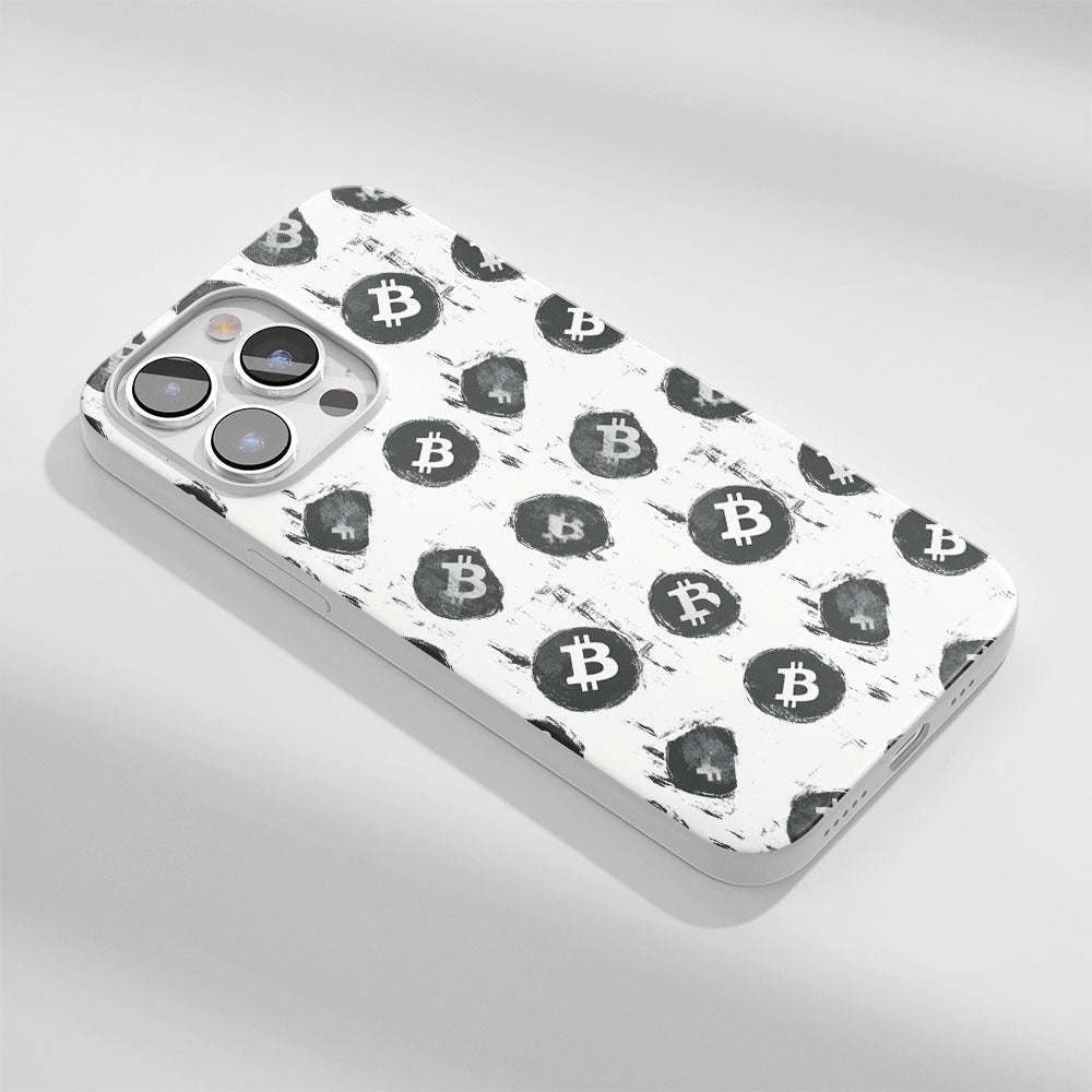 Latest 3rd-Generation Crystal Tough Glossy BTC (Bitcoin) iPhone Case