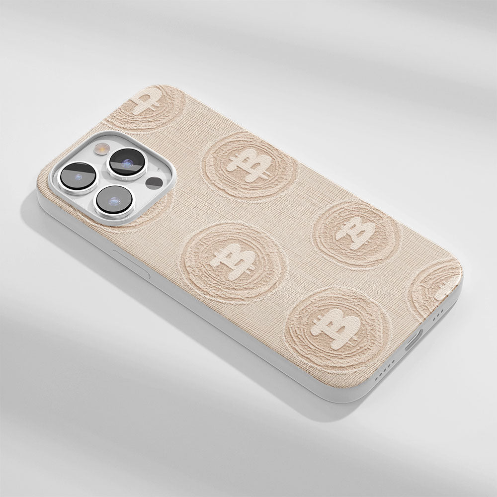 Latest 3rd-Generation Crystal Tough Glossy BTC (Bitcoin) iPhone Case