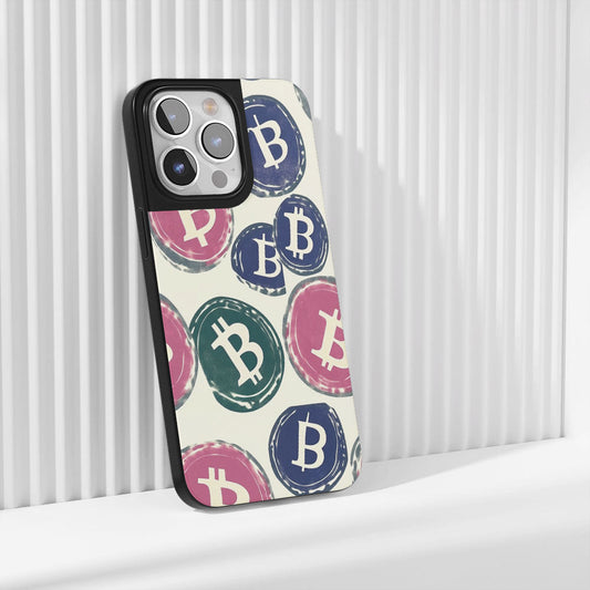 工業級堅韌霧面 BTC（比特幣）iPhone 手機殼