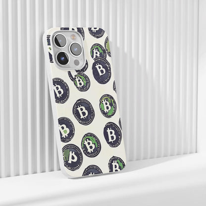 Latest 3rd-Generation Crystal Tough Glossy BTC (Bitcoin) iPhone Case