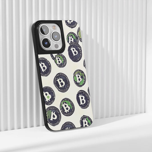 工業級堅韌霧面 BTC（比特幣）iPhone 手機殼