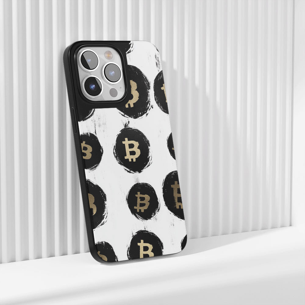 工業級堅韌霧面 BTC（比特幣）iPhone 手機殼