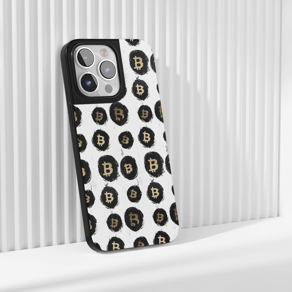 工業級堅韌霧面 BTC（比特幣）iPhone 手機殼