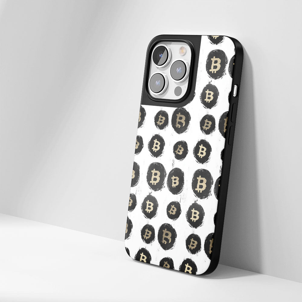 工業級堅韌霧面 BTC（比特幣）iPhone 手機殼