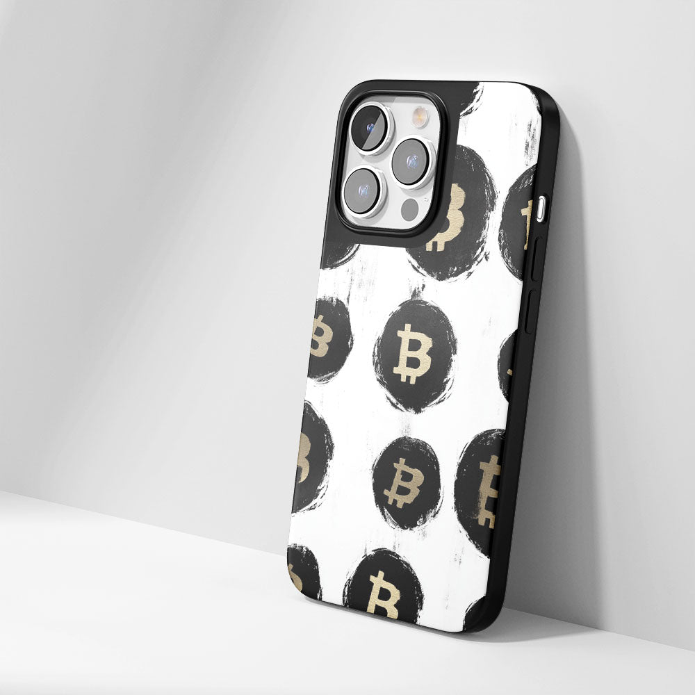 工業級堅韌霧面 BTC（比特幣）iPhone 手機殼