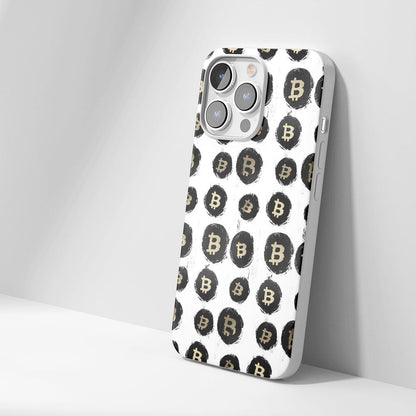 Latest 3rd-Generation Crystal Tough Glossy BTC (Bitcoin) iPhone Case