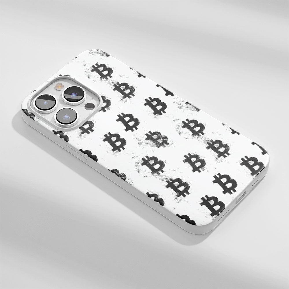 Latest 3rd-Generation Crystal Tough Glossy BTC (Bitcoin) iPhone Case