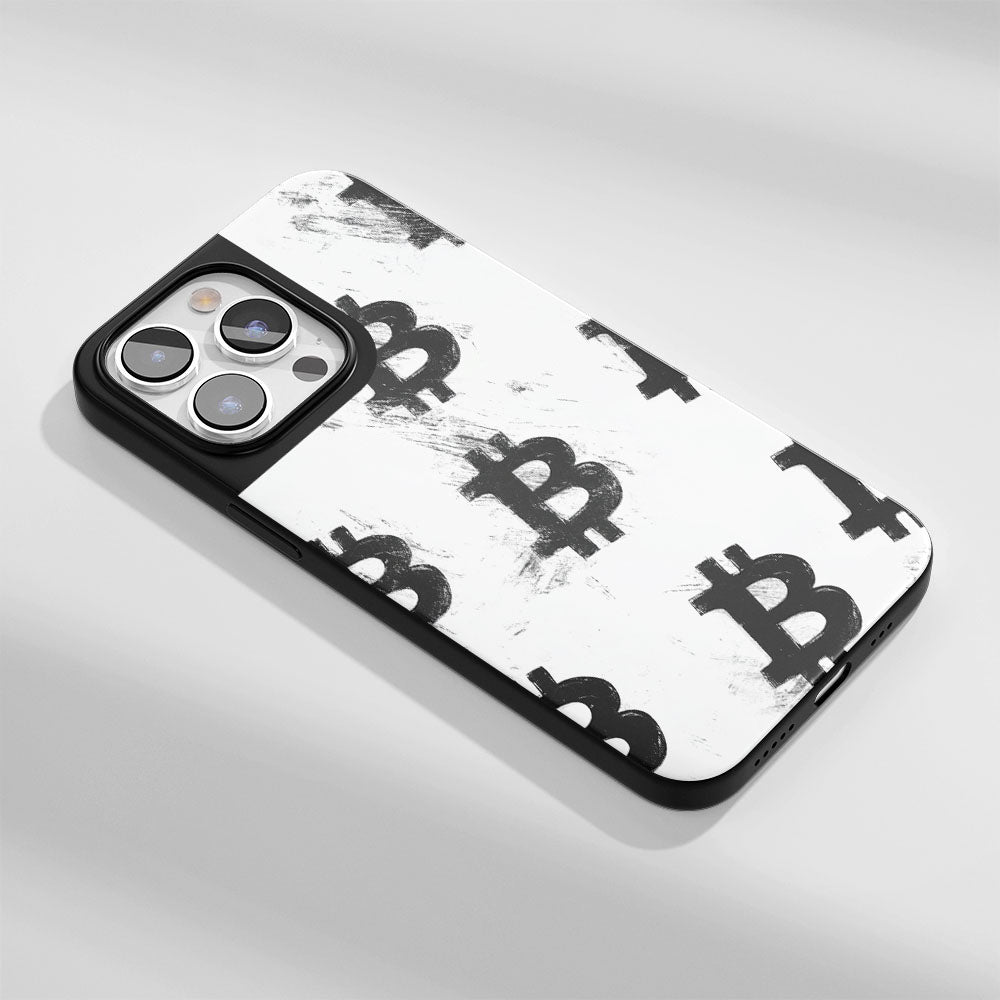 工業級堅韌霧面 BTC（比特幣）iPhone 手機殼