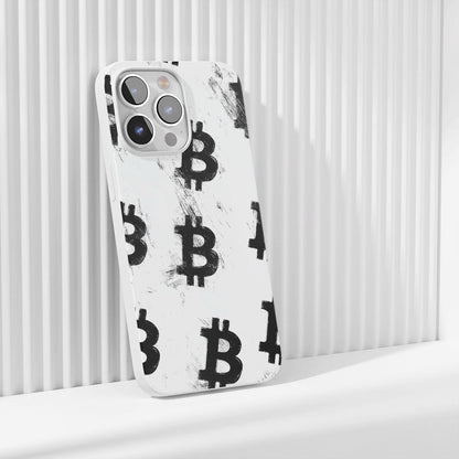 Latest 3rd-Generation Crystal Tough Glossy BTC (Bitcoin) iPhone Case