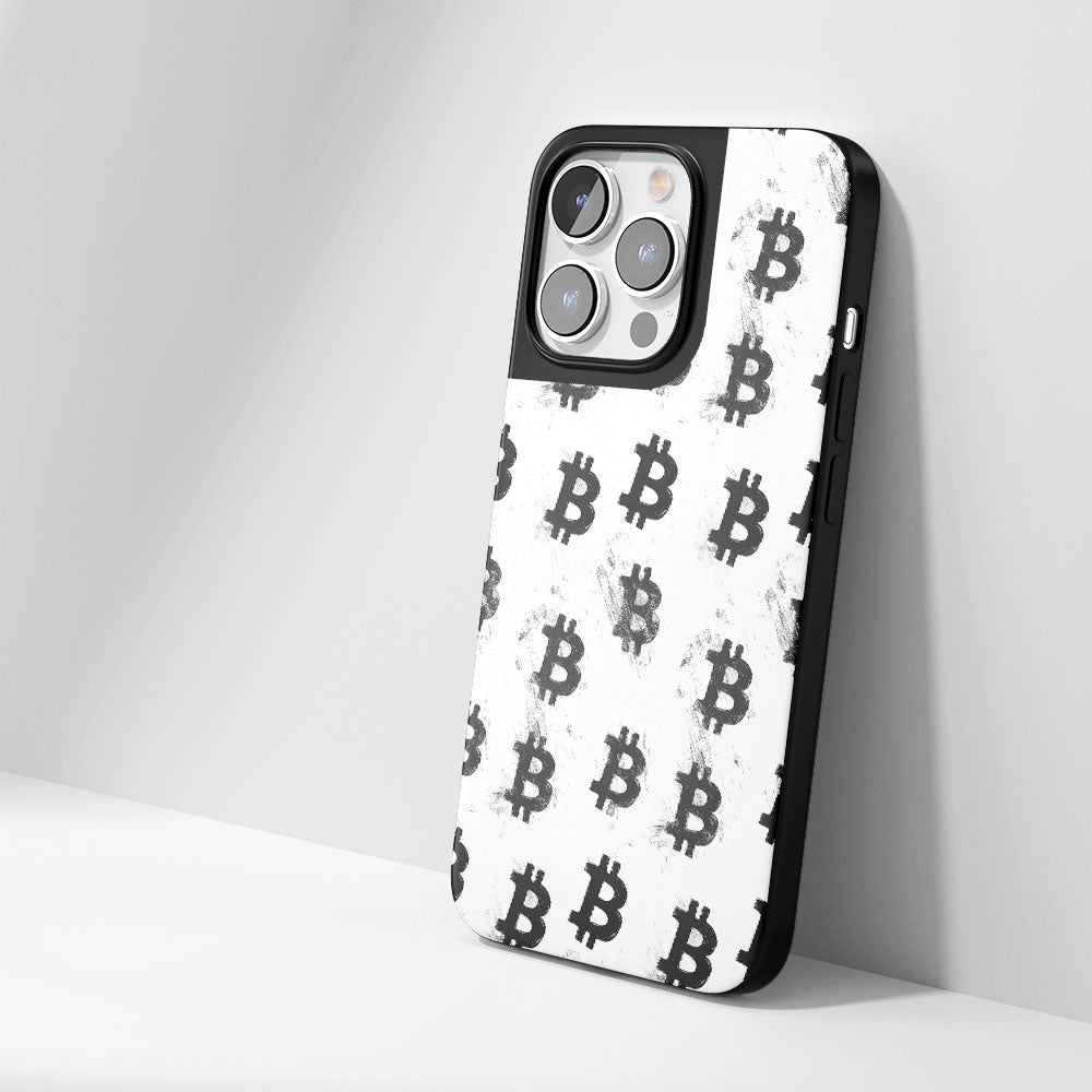 工業級堅韌霧面 BTC（比特幣）iPhone 手機殼