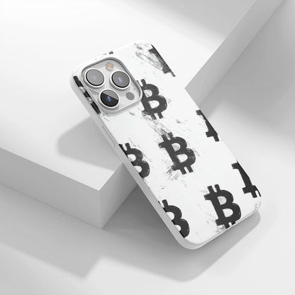 Latest 3rd-Generation Crystal Tough Glossy BTC (Bitcoin) iPhone Case