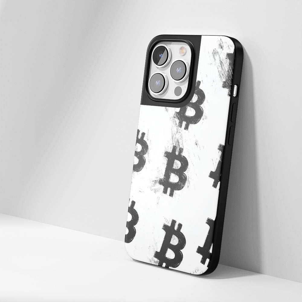 工業級堅韌霧面 BTC（比特幣）iPhone 手機殼