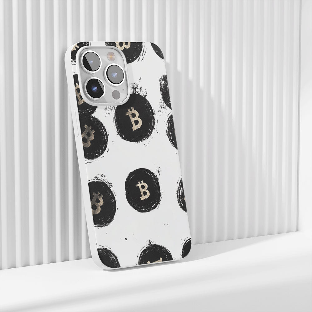 Latest 3rd-Generation Crystal Tough Glossy BTC (Bitcoin) iPhone Case