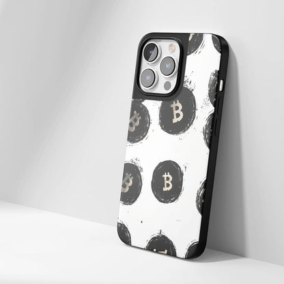 工業級堅韌霧面 BTC（比特幣）iPhone 手機殼