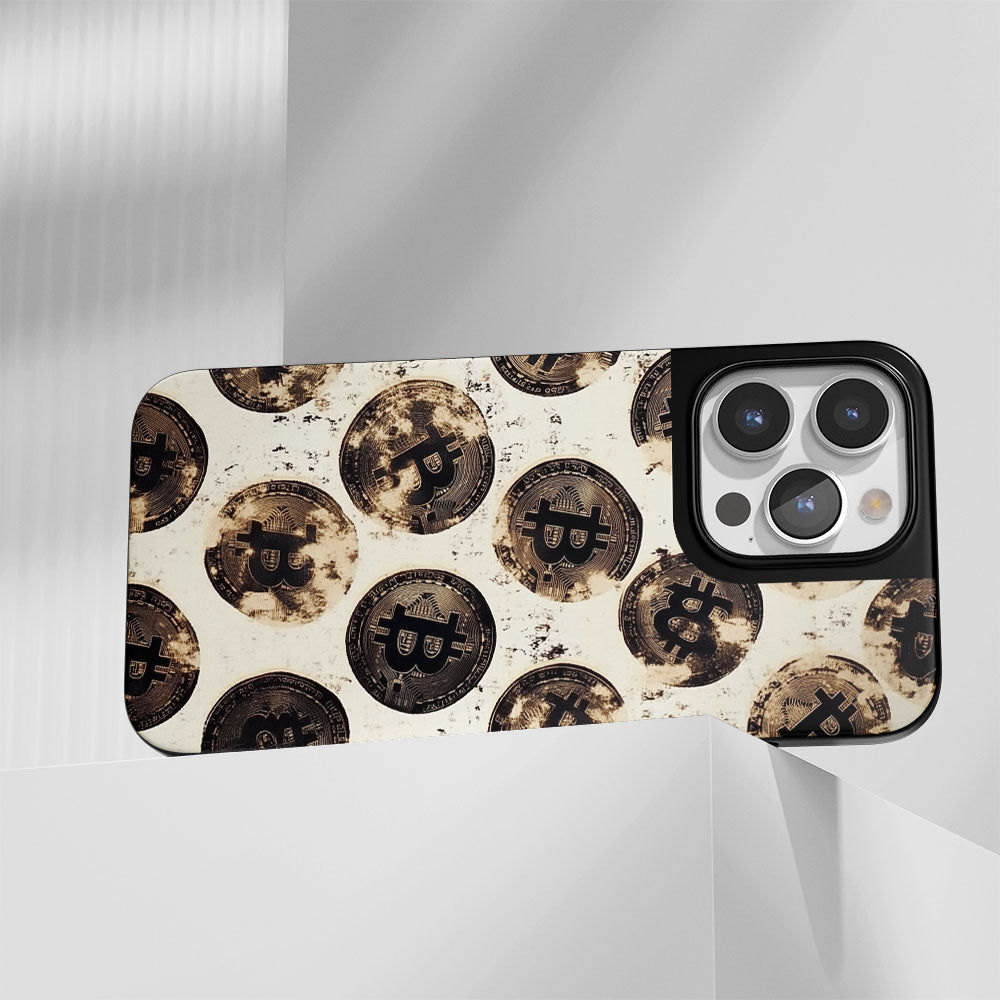 Industry-Level Tough Matte BTC (Bitcoin) iPhone Case